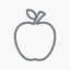 Иконка «Изящное яблоко»