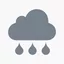 Иконка «Дождь, Облачная Погода»