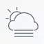 Иконка «Переменная облачность, Туман»