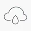 Иконка «Облачно, высокая влажность»